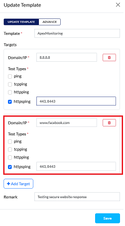 Figure image4: tamplates in visible target