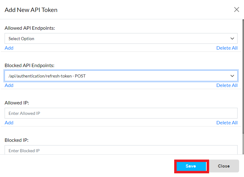 block API 4