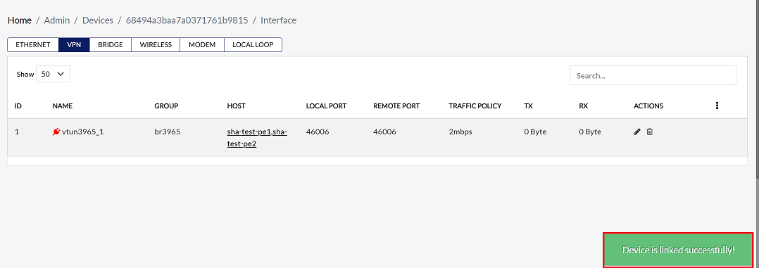 Figure: Image-4 CE link to pe device