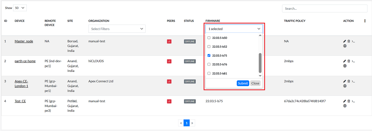 Figure image-8: filtering firmware