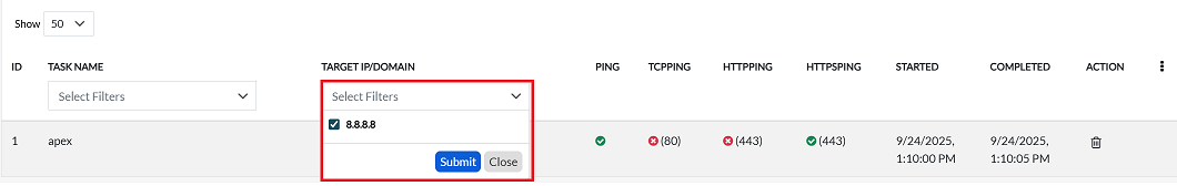 Figure image6 Filtered domian