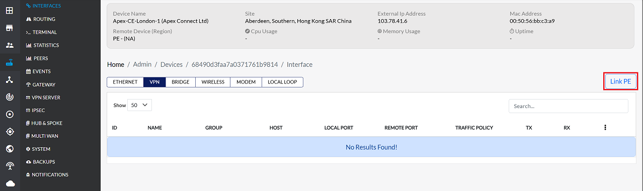 Figure Image:2 Link PE