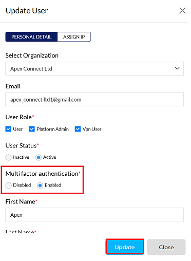 Figure image2: select mfa type image