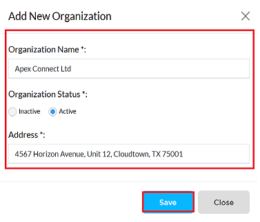 Figure image4: organization details image