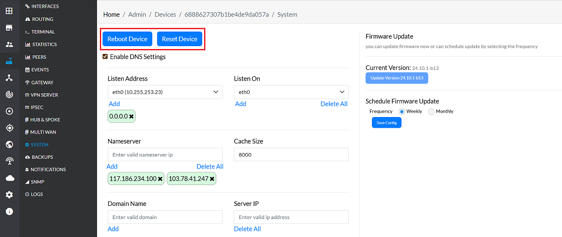 Figure image:14 Restore backup