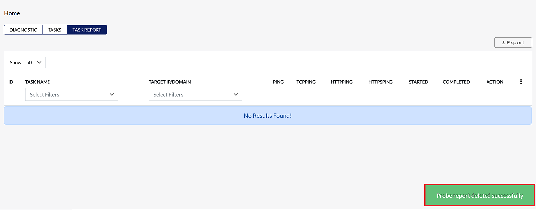 Figure image:8 report delete data